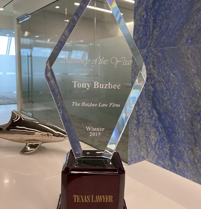 Tony Buzbee Wins Texas Lawyer’s 2015 Attorney of the Year Award